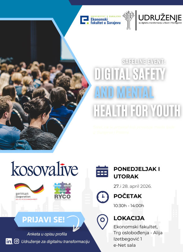 Poziv na događaj – SafeLine: Digital Safety and Mental Health for Youth